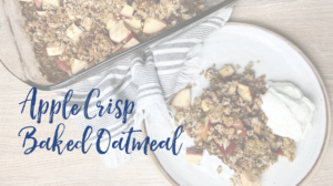 Apple Crisp Baked Oatmeal