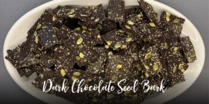 Dark Chocolate Seed Bark