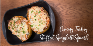 Turkey stuffed squash